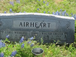 Walter Chester Airheart 