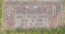 Janet Lou <I>Tuttle</I> Stott 