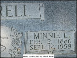 Minnie Lee <I>Price</I> Murrell 