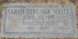 Sarah Virginia Wyatt 
