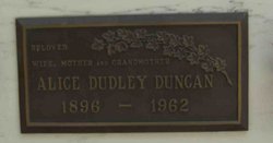 Alice E. <I>Dudley</I> Duncan 