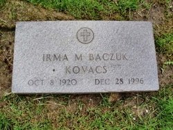 Irma M <I>Baczuk</I> Kovacs 