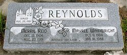 Mayree <I>Wainwright</I> Reynolds 