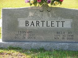 Billie Jo <I>Sanders</I> Bartlett 
