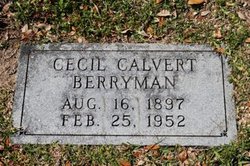 Cecil Calvert Berryman 