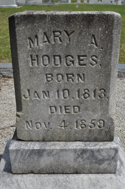 Mary Ann <I>Alderman</I> Hodges 