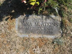 Nina M <I>Frazier</I> Atkins 