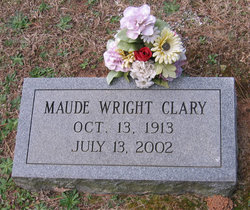 Maude <I>Wright</I> Clary 
