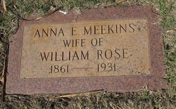 Anna Elizabeth <I>Meekins</I> Rose 