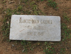 Blanche <I>Bolin</I> Gardner 