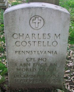 CPL Charles M Costello 