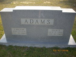Ella <I>Smith</I> Adams 