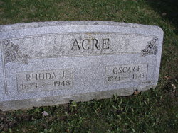 Rhoda Jane <I>Mundell</I> Acre 