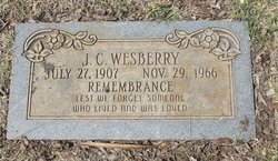 Jacob C “J C” Wesberry 