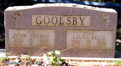Laura Bell <I>Lewis</I> Goolsby 