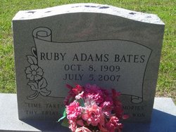 Ruby <I>Adams</I> Bates 