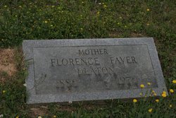 Florence <I>Faver</I> Deaton 