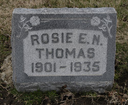 Rosie Ella <I>Newman</I> Thomas 