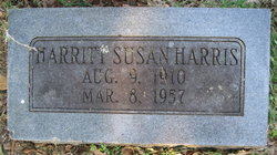 Harriet Susan <I>Fargo</I> Harris 