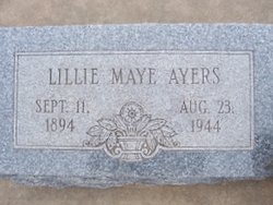 Lillie Maye <I>Oswalt</I> Ayers 