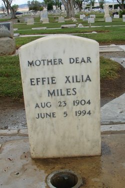Effie Xilia <I>Gould</I> Miles 