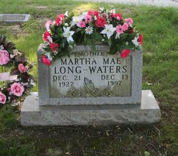 Martha Mae <I>Long</I> Waters 