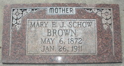 Mary Estella <I>Johnson-Schow</I> Brown 