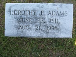 Dorothy Nora <I>Price</I> Adams 