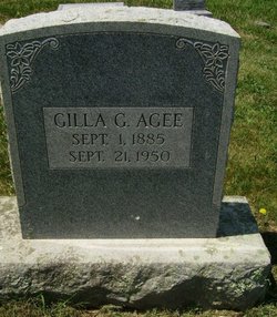 Gilla Goldie “Gillie” <I>Graham</I> Agee 