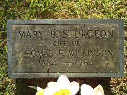 Mary Bolling <I>Sturgeon</I> Wilkinson 