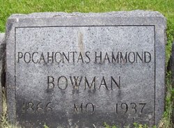 Pochontas <I>Hammond</I> Bowman 