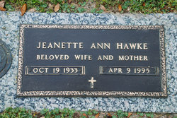 Jeanette Ann <I>Pierce</I> Hawke 
