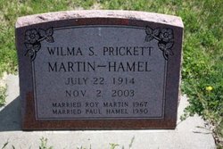 Wilma Shirley <I>Glass</I> Prickett-Martin-Hamel 