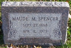 Maude Myrtle <I>Allison</I> Spencer 