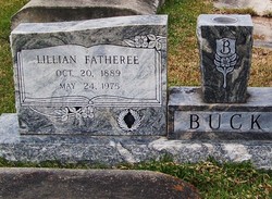 Lillian Alice <I>Fatheree</I> Buck 