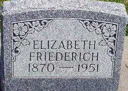 Elizabeth <I>Bill</I> Friederich 
