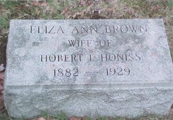 Elizabeth Ann <I>Brown</I> Honiss 