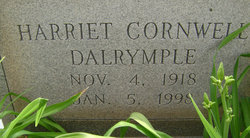 Harriet <I>Cornwell</I> Dalrymple 