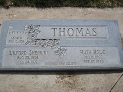 Ruth <I>Rowe</I> Thomas 