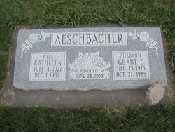 Kathleen <I>Gerrard</I> Aeschbacher 