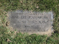 Jane Lee <I>Roudabush</I> Harpine 