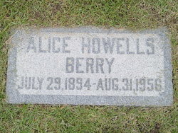 Alice Emily <I>Howells</I> Berry 