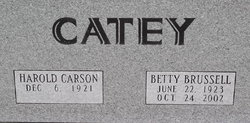 Betty Jean <I>Brussell</I> Catey 