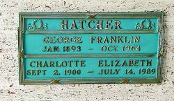 Charlotte Elizabeth <I>Young</I> Hatcher 