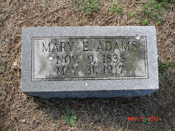 Mary E. <I>Hutcheson</I> Adams 