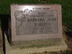 Barbara Jean <I>Johnson</I> Roberts 