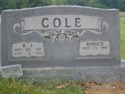 Robert J “R J” Cole 
