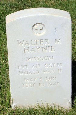 Walter M Haynie 