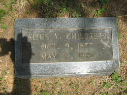 Alice V <I>Rhodes</I> Childress 