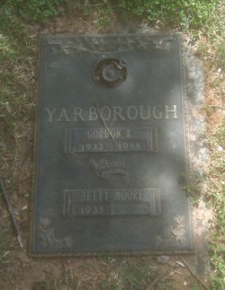 Betty <I>Moore</I> Yarborough 